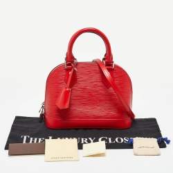 Louis Vuitton Coquelicot Epi Leather Alma BB Bag