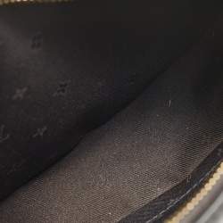 Pre Owned Louis Vuitton Black Monogram Leather Over The Moon Bag