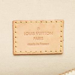 Louis Vuitton Cream Monogram Vernis Alma GM Bag