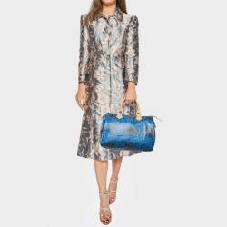 مملوكة مسبقًا Louis Vuitton Blue Monogram Canvas Limited Edition Yayoi Kusama Town Speedy 30 Bag