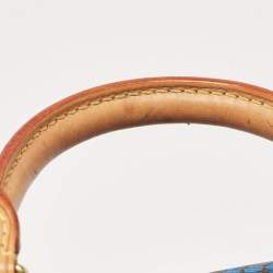 مملوكة مسبقًا Louis Vuitton Blue Monogram Canvas Limited Edition Yayoi Kusama Town Speedy 30 Bag