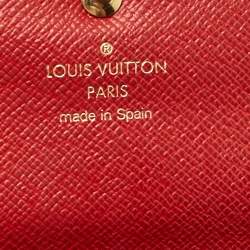 Louis Vuitton Cerise Damier Ebene Canvas Caissa Wallet