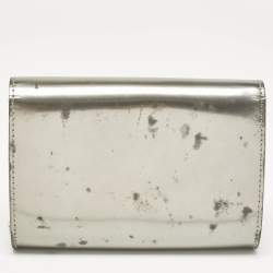 Pre Owned Louis Vuitton Givre Vernis Louise PM NM Chain Clutch