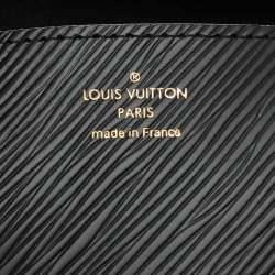 Louis Vuitton Black Epi Leather Blooming Flowers Twist MM Bag