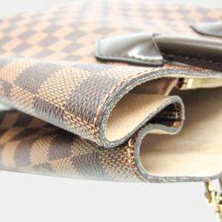 Pre Owned Louis Vuitton Ebene Damier Kensington Handbag
