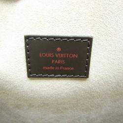 Pre Owned Louis Vuitton Ebene Damier Kensington Handbag