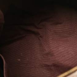 Pre Owned Louis Vuitton Sepia Monogram Mini Lin Canvas Speedy 30 Bag