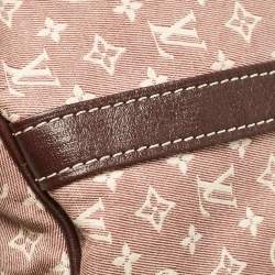 Pre Owned Louis Vuitton Sepia Monogram Mini Lin Canvas Speedy 30 Bag