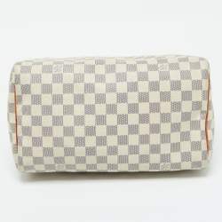 Pre Owned Louis Vuitton Damier Azur Canvas Speedy 30 Bag
