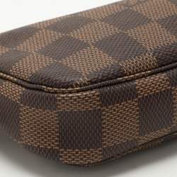 Pre Owned Louis Vuitton Damier Ebene Canvas Mini Pochette Accessoires