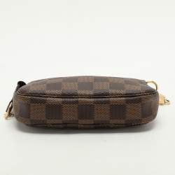 Pre Owned Louis Vuitton Damier Ebene Canvas Mini Pochette Accessoires
