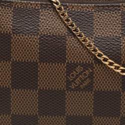 Pre Owned Louis Vuitton Damier Ebene Canvas Mini Pochette Accessoires