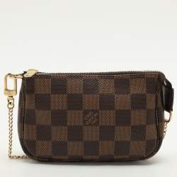 Pre Owned Louis Vuitton Damier Ebene Canvas Mini Pochette Accessoires