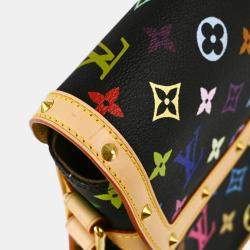 Louis Vuitton Black Multicolor Sologne Shoulder Bag