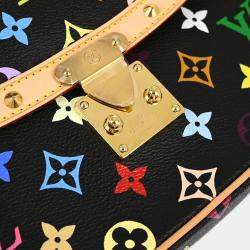 Louis Vuitton Black Multicolor Sologne Shoulder Bag