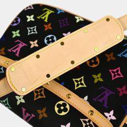 Louis Vuitton Black Multicolor Sologne Shoulder Bag