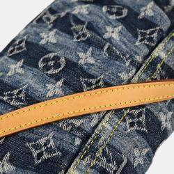 Louis Vuitton Blue Monogram Denim Mini Pleaty Raye Handbag