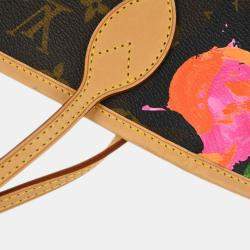 Louis Vuitton Monogram Rose Neverfull MM Shoulder Tote Bag