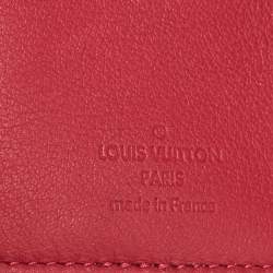 Louis Vuitton Fuchsia Monogram Mahina Leather Amelia Wallet