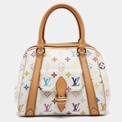 مملوكة مسبقًا Louis Vuitton White Monogram Multicolore Canvas Priscilla Bag