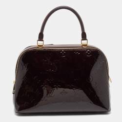 Pre Owned Louis Vuitton Amarante Monogram Vernis Melrose Bag