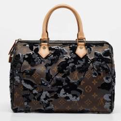 Pre Owned حقيبة لوي فيتون سبيدي فلور دو جيه إصدار محدود كانفاس مونوغرامي 30