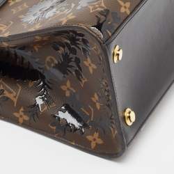 Louis Vuitton Black Monogram Canvas and Leather Blossom City Steamer MM Bag