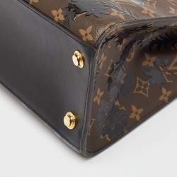 Louis Vuitton Black Monogram Canvas and Leather Blossom City Steamer MM Bag
