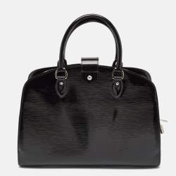 Pre Owned حقيبة لوي فيتون بونت نيوف جلد الكتريك إيبي أسود GM