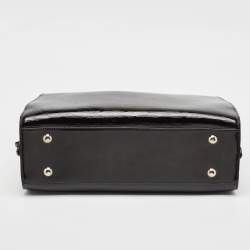 Pre Owned حقيبة لوي فيتون بونت نيوف جلد الكتريك إيبي أسود GM