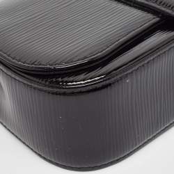 Pre Owned Louis Vuitton Black Electric Epi Leather Sobe Clutch