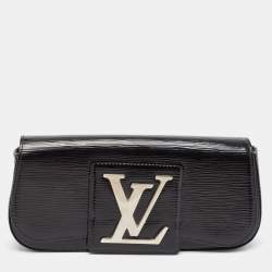 Pre Owned Louis Vuitton Black Electric Epi Leather Sobe Clutch