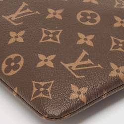 Pre Owned Louis Vuitton Rose Poudre Monogram Canvas Daily Pouch