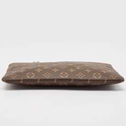 Pre Owned Louis Vuitton Rose Poudre Monogram Canvas Daily Pouch