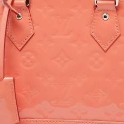 Louis Vuitton Rose Litchi Monogram Vernis Alma BB Bag