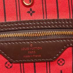 Louis Vuitton Damier Ebene Canvas Neverfull MM Bag