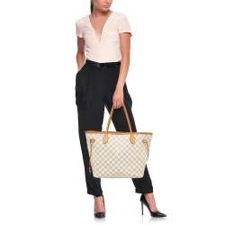 Louis Vuitton Damier Azur Neverfull MM Bag