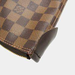 Pre Owned Louis Vuitton Ebene Damier Saleya MM Handbag