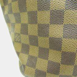 Pre Owned Louis Vuitton Ebene Damier Saleya MM Handbag
