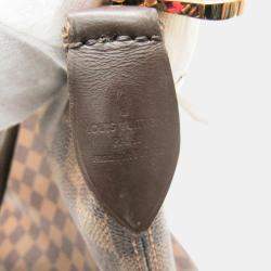 Pre Owned Louis Vuitton Ebene Damier Saleya MM Handbag