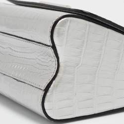 Louis Vuitton Silver Alligator Twist PM Bag