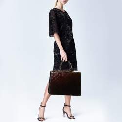 Pre Owned Louis Vuitton Amarante Monogram Vernis Deesse GM Bag