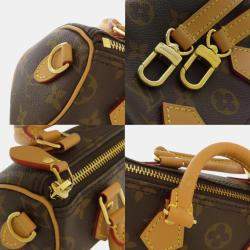 Pre Owned Louis Vuitton Monogram Canvas Nano Speedy Tote Bag