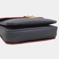 Pre Owned Louis Vuitton Monogram Empreinte Pochette Metis MM Bag