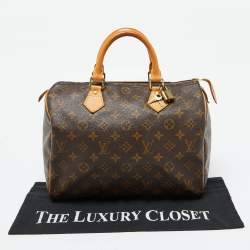 Louis Vuitton Monogram Canvas Speedy 30 Bag