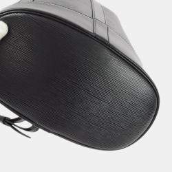 Pre Owned Louis Vuitton Black Epi Randonnee PM Bucket Shoulder Bag