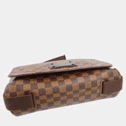 Pre Owned Louis Vuitton Damier Brooklyn MM Shoulder Bag