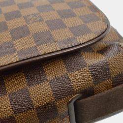 Pre Owned Louis Vuitton Damier Brooklyn MM Shoulder Bag