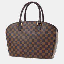 Pre Owned Louis Vuitton Damier Sarria Horizontal Handbag