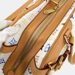 Louis Vuitton White Monogram Multicolor Claudia Handbag